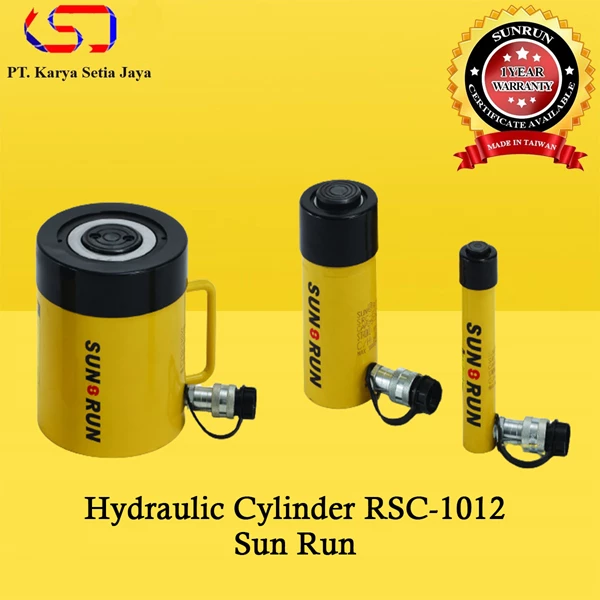 Silinder Hidrolik RSC-1012 10ton Stroke 304mm Sun Run
