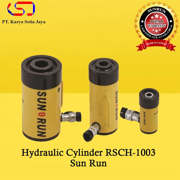 Silinder Hidrolik RSCH-1003 Cap 100t Stroke 76mm Sun Run