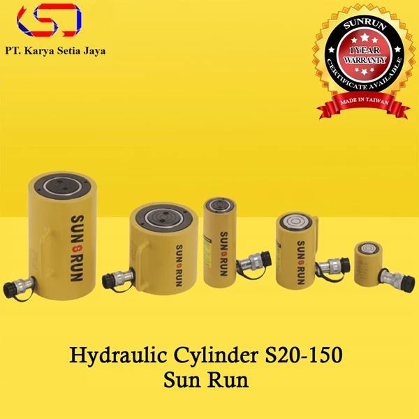 Hydraulic Cylinder S Series S20-150 Cap 20t Stroke 150mm Sun Run