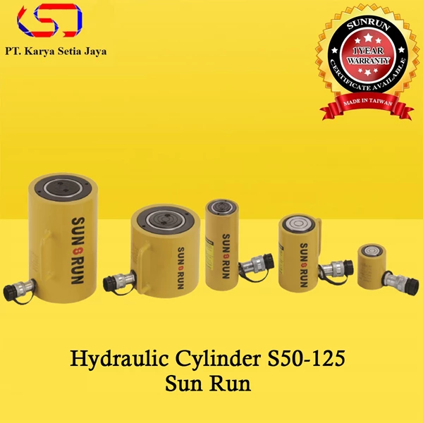 Hydraulic Cylinder S Series S50-125 Cap 30t Stroke 100mm Sun Run