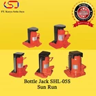 Hydraulic Bottle Jack Toe-Lift SHL-05S Top Cap 5 ton Stroke 110mm Sun Run 1