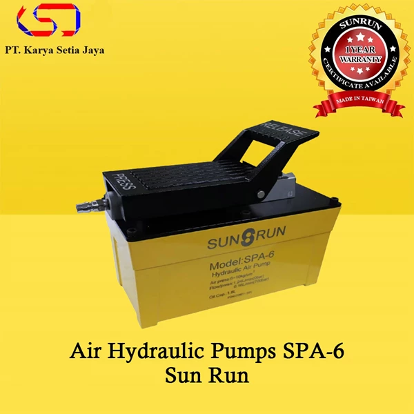 Air Hydraulic Pump SPA-6 1800cc Sun Run