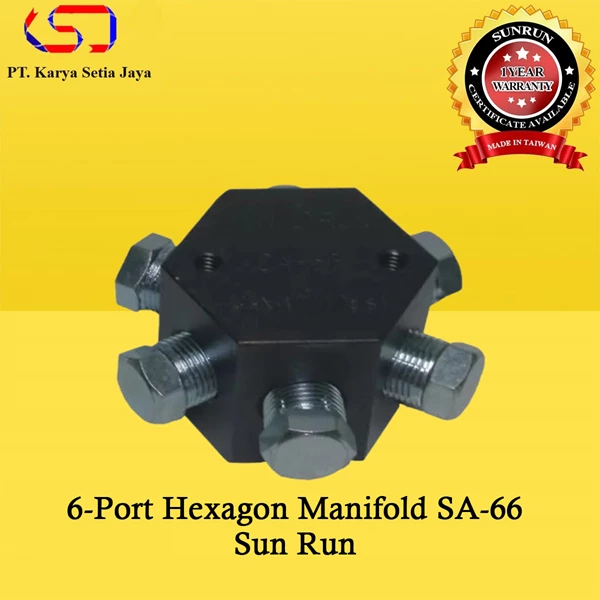 6-Port Hexagon Manifold SA-66 Sun Run