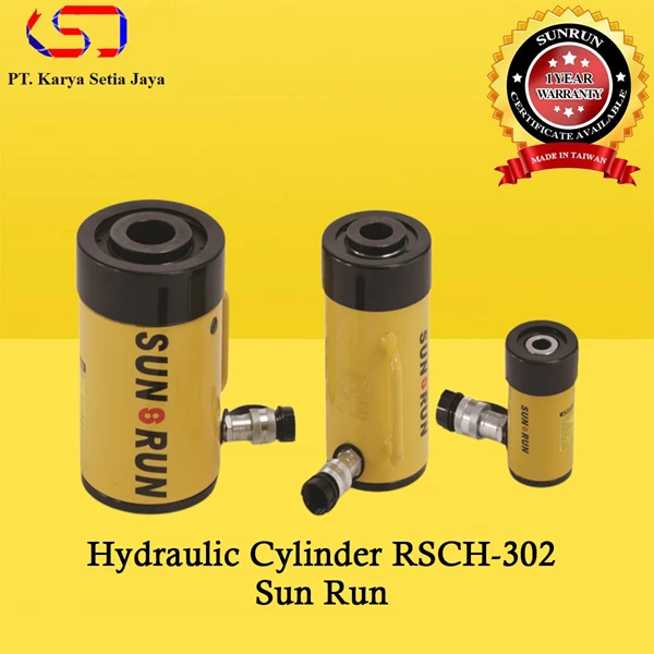 Hidrolik Silinder RSCH-302 Cap 30t Stroke 6mm Sun Run
