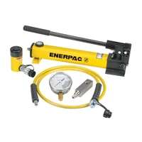 Air Hydraulic Pump Manual Valve 2.6 litres Usable Oil Single Acting Cylinders Enerpac