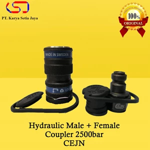Hydraulic Male+Female Coupler 1500bar/150Mpa CEJN