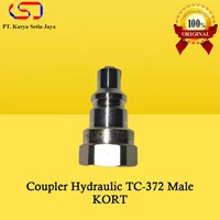 Coupler Hydraulic/Male High Pressure TC-372 Kort