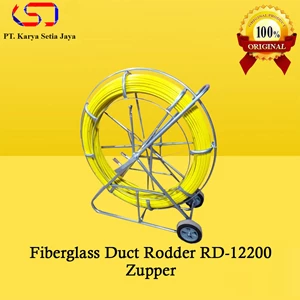 Fiberglass Duct Rodder Cable Wire Fish Tape Threader RD-12200 Zupper