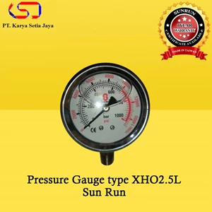 Pressure Gauge type XHO2.5L Sun Run