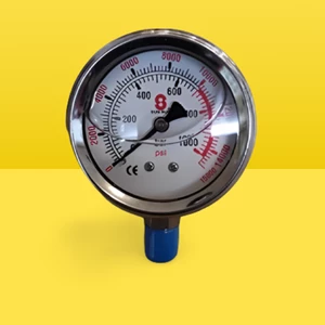 Hydraulic Pressure Gauge 2.5 Inch