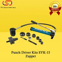 Pelubang Plat Panel Listrik/Punch Driver Kits SYK-15 Zupper