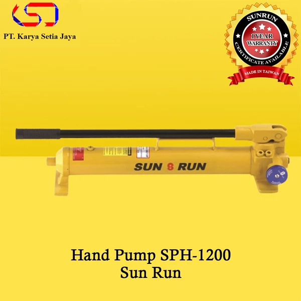 Pompa Tangan Hidrolik SPH-1200 Oil Capacity 1200cc 700bar Sun Run